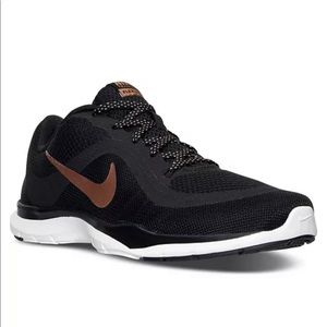 nike flex trainer rose gold